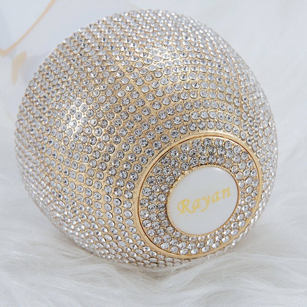 MIYOCAR personalized gold bling baby bottle BPA free plastic 260ml and 150ml bottle lovely baby bottle feeding bottle