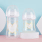 MIYOCAR personalized baby bottle BPA free plastic 260ml and 150ml bottle unique gift for baby lovely baby bottle feeding bottle