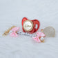 MIYOCAR Personalized any name bling pacifier and pink bow pacifier clip BPA free dummy bling unique design perfect gift